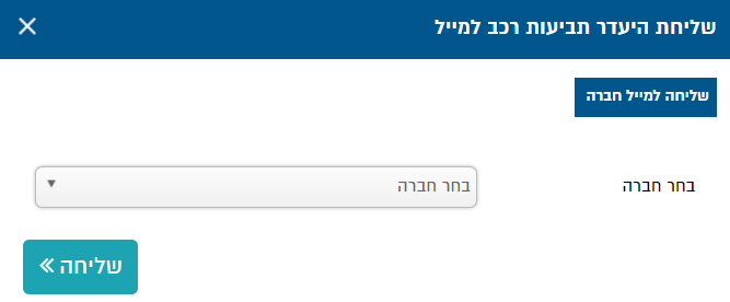 שליחת דוח העדר תביעות לחברת הביטוח